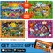 QUOKKA 100 Piece Puzzles for Kids Ages 4-6 - 4 Jigsaw Puzzles for Kids Ages 6-8 - Search and Find Observational Nocturnal Life for Childrens 5-8